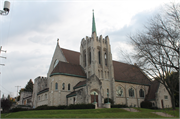 7809 HARWOOD AVE, a Late Gothic Revival church, built in Wauwatosa, Wisconsin in 1929.