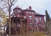 115 ELY PL, a Queen Anne house, built in Madison, Wisconsin in 1894.