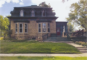 228 W FRANKLIN ST, a Second Empire house, built in Portage, Wisconsin in 1877.