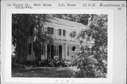 99 E JEFFERSON ST, a Greek Revival house, built in West Salem, Wisconsin in 1859.