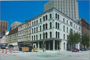 602-606 N BROADWAY (aka 600 N BROADWAY), a Italianate retail building, built in Milwaukee, Wisconsin in 1868.