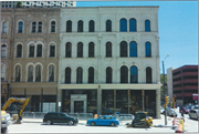 602-606 N BROADWAY (aka 600 N BROADWAY), a Italianate retail building, built in Milwaukee, Wisconsin in 1868.