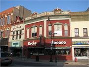 117-121 S 4TH ST, a Romanesque Revival social recreational/fraternal hall, built in La Crosse, Wisconsin in 1887.