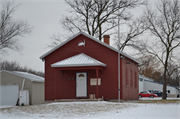 19312 COUNTY LINE RD (CTH KR/1ST ST), a Front Gabled school-one to six room, built in Yorkville, Wisconsin in 1890.