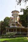 580 S LAKE SHORE DR, a Queen Anne house, built in Linn, Wisconsin in 1888.