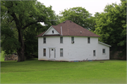 5011 STH 19, a Two Story Cube house, built in Westport, Wisconsin in 1900.