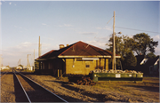 112 E 1ST ST, a Craftsman depot, built in Marshfield, Wisconsin in 1910.