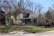 425 MULBERRY ST, a Italianate house, built in Lake Mills, Wisconsin in 1854.