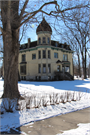 422 MULBERRY ST, a Second Empire house, built in Lake Mills, Wisconsin in 1877.