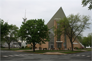910 WILSON AVE, a Neo-Expressionism house of worship, built in Menomonie, Wisconsin in 1965.