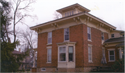 156 N ADAMS AVE, a Italianate house, built in Berlin, Wisconsin in 1858.