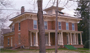 156 N ADAMS AVE, a Italianate house, built in Berlin, Wisconsin in 1858.