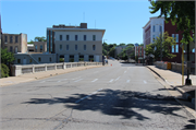 MILWAUKEE STREET OVER ROCK RIVER, a Neoclassical/Beaux Arts concrete bridge, built in Janesville, Wisconsin in 1913.