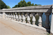 MILWAUKEE STREET OVER ROCK RIVER, a Neoclassical/Beaux Arts concrete bridge, built in Janesville, Wisconsin in 1913.