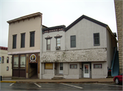 21 E MAIN ST, a Boomtown small retail building, built in Evansville, Wisconsin in 1876.