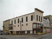 21 E MAIN ST, a Boomtown retail building, built in Evansville, Wisconsin in 1876.