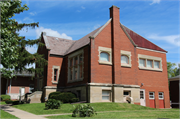 525 MAIN ST, a English Revival Styles library, built in Darlington, Wisconsin in 1905.