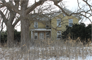 N491 U.S. HIGHWAY 12, a Gabled Ell house, built in Koshkonong, Wisconsin in 1870.