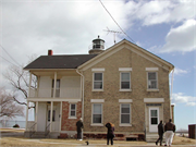 5117 4TH AVE, a Gabled Ell lifesaving station facility/lighthouse, built in Kenosha, Wisconsin in 1866.