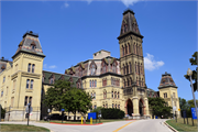5000 W NATIONAL AVE, a Second Empire live-in care facility/sanitarium, built in Milwaukee, Wisconsin in 1869.