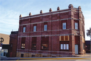 130 5TH AVE, a Commercial Vernacular bank/financial institution, built in New Glarus, Wisconsin in 1910.