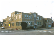1617-1633 E NORTH AVE, a Art/Streamline Moderne dairy processing facility, built in Milwaukee, Wisconsin in 1946.