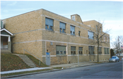 1617-1633 E NORTH AVE, a Art/Streamline Moderne dairy processing facility, built in Milwaukee, Wisconsin in 1946.