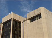 316 W WASHINGTON AVE, a Brutalism telephone/telegraph building, built in Madison, Wisconsin in 1972.