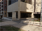 316 W WASHINGTON AVE, a Brutalism telephone/telegraph building, built in Madison, Wisconsin in 1972.