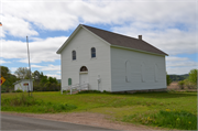 COUNTY HIGHWAY O, W OF STATE HIGHWAY 58, 4 MILES S OF MAUSTON, a Front Gabled house of worship, built in Lindina, Wisconsin in 1859.