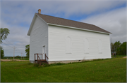 COUNTY HIGHWAY O, W OF STATE HIGHWAY 58, 4 MILES S OF MAUSTON, a Front Gabled church, built in Lindina, Wisconsin in 1859.