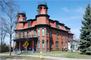 1416 MAIN ST, a Second Empire house, built in Stevens Point, Wisconsin in 1886.