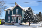 105 E FLORENCE, a Queen Anne house, built in Cambria, Wisconsin in 1889.