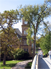 BASCOM HILL, UW-MADISON, a Early Gothic Revival library, built in Madison, Wisconsin in 1879.