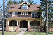 1916 CLARK ST, a American Foursquare house, built in Stevens Point, Wisconsin in 1913.
