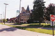 105 W PARK AVE, a Romanesque Revival library, built in Beaver Dam, Wisconsin in 1890.