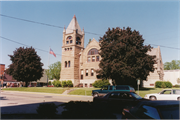 105 W PARK AVE, a Romanesque Revival library, built in Beaver Dam, Wisconsin in 1890.