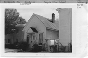 Temple Zion and School, a Building.