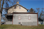 WATER ST, a Federal house, built in Prairie du Chien, Wisconsin in 1839.