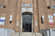 1402 CLARK ST, a Late Gothic Revival university or college building, built in Manitowoc, Wisconsin in 1931.