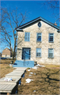 525 FOUNTAIN ST, a Greek Revival house, built in Mineral Point, Wisconsin in 1839.