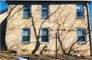 525 FOUNTAIN ST, a Greek Revival house, built in Mineral Point, Wisconsin in 1839.