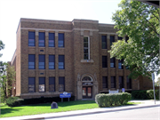 124 2nd ST, a Prairie School school – elem/middle/jr high/high, built in Baraboo, Wisconsin in 1928.