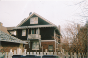 2811-2813 N SHERMAN BLVD, a Craftsman duplex/two-flat, built in Milwaukee, Wisconsin in 1922.