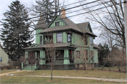 310 MULBERRY ST, a Queen Anne house, built in Lake Mills, Wisconsin in 1897.