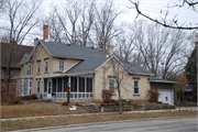 425 MULBERRY ST, a Italianate house, built in Lake Mills, Wisconsin in 1854.