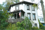 370 HIGH ST, a Octagon house, built in Pewaukee, Wisconsin in 1856.