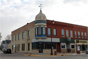 433-435 E MAIN ST, a Queen Anne tavern/bar, built in Waupun, Wisconsin in 1892.