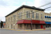 300 E MAIN ST, a Italianate opera house/concert hall, built in Waupun, Wisconsin in 1868.