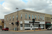 400 E MAIN ST, a Italianate retail building, built in Waupun, Wisconsin in 1868.